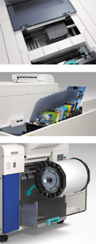 high quality SL-D3000 including the print head the ink loading and the roll paper change door