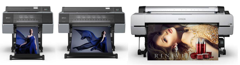 this is an image of The full range SureColor ProGraphic wide format Printers