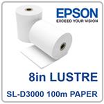 Epson 8in x100M Lustre (2 rolls) 250gsm.NEW