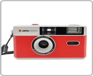 Agfa New 35mm FLASH Camera RED(10)