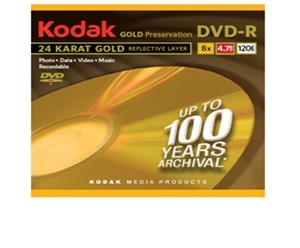 (10) Gold 100 Year DVD-R Single